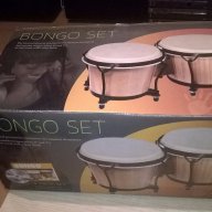 New bongos set+cd-40x23x19-made in germany-внос швеицария, снимка 8 - Ударни инструменти - 16949410