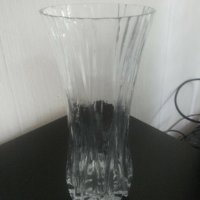 Стъклена ваза - прозрачно стъкло, снимка 2 - Вази - 25782276