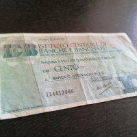 Банков чек - Италия | 1977г., снимка 1 - Нумизматика и бонистика - 25621528