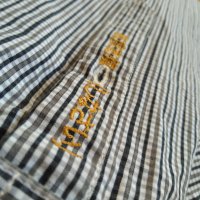 Нова цена SuperDry Japan риза мъжка ситно сиво каре, снимка 6 - Ризи - 24854715