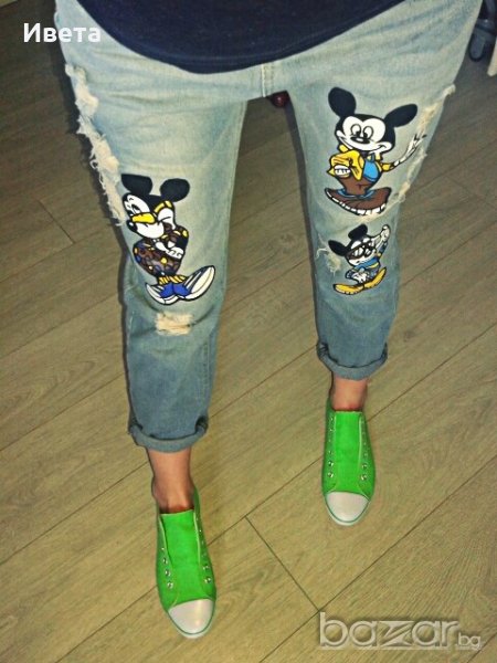 Дънки Мики Маус, снимка 1