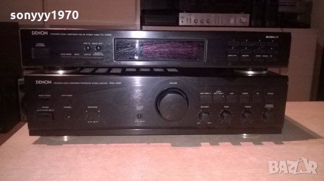 denon tuner+denon amplifier-GERMANY-внос швеицария, снимка 2 - Ресийвъри, усилватели, смесителни пултове - 24885074