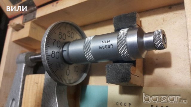 Микрометър за ламарина 0-25мм, снимка 2 - Други инструменти - 20790952