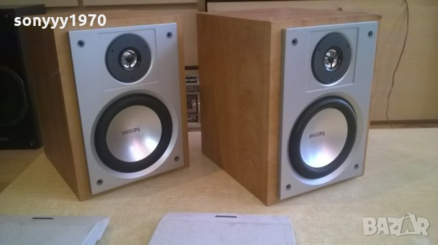 philips 2бр тонколони-внос швеицария-25х25х18см, снимка 4 - Тонколони - 24850119