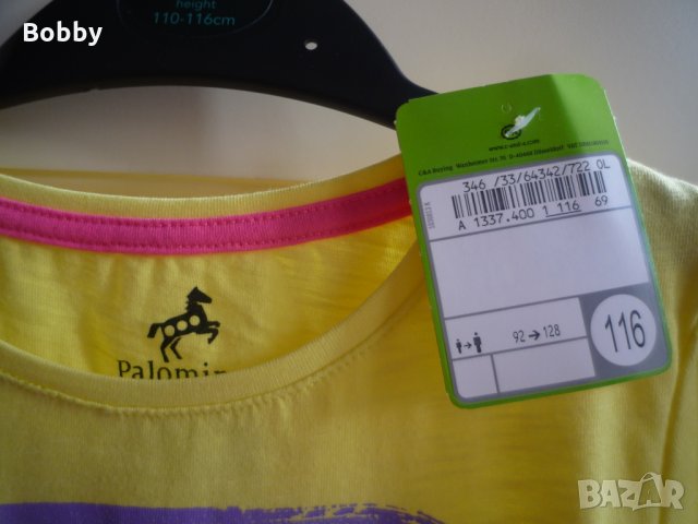 НОВА тениска Palomino 5-6 години, снимка 4 - Детски тениски и потници - 23914392