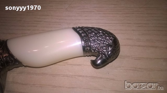 Красив и стилен нож с кания-21/4см-внос швеицария, снимка 7 - Антикварни и старинни предмети - 16095360