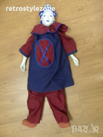 № 3211 стара порцеланова кукла   - порцелан ,текстил   - височина 74 см 