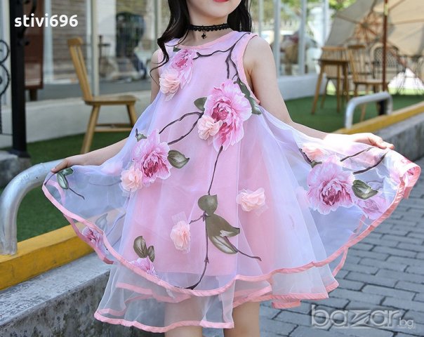 Детска рокля 78/43 розова., снимка 2 - Детски рокли и поли - 18624972