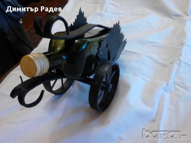 Декоративна стойка за уиски Ретро--Ковано желязо , снимка 2 - Други - 16141651