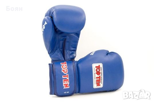 Боксови ръкавици ТОП ТЕН Аиба лиценз / Top Ten Aiba Approved, снимка 4 - Спортна екипировка - 23659138