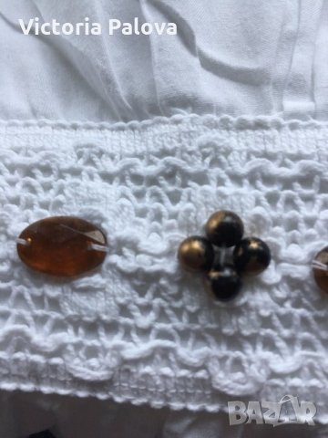 Красива блуза ,памук, снимка 9 - Корсети, бюстиета, топове - 25362129