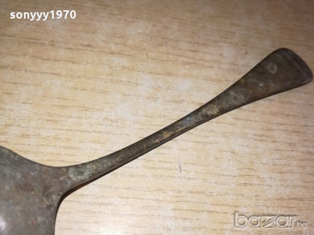 антика-реликва-стара лъжица-20х6см, снимка 11 - Колекции - 21109619