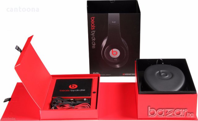 Слушалки Monster Beats by Dr. Dre Studio Black, снимка 4 - Слушалки и портативни колонки - 13648334