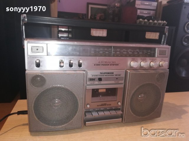 telefunken cr-30 made in taiwan-внос швеицария, снимка 2 - Ресийвъри, усилватели, смесителни пултове - 20961926