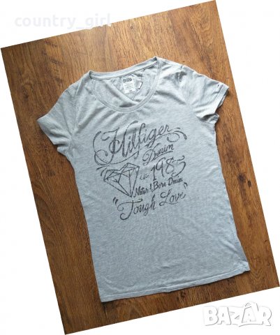 Tommy Hilfiger Women's Lala Crewneck Top - страхотна дамска тениска, снимка 4 - Тениски - 24682634