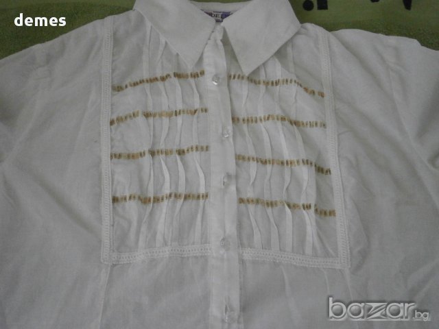Дамска бяла блуза Modelisa размер M, снимка 4 - Блузи с дълъг ръкав и пуловери - 8879069