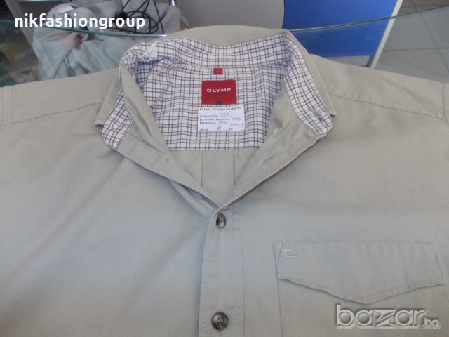 Мъжка памучна риза Ol'ymp XL, XXL размер, снимка 4 - Ризи - 20553005