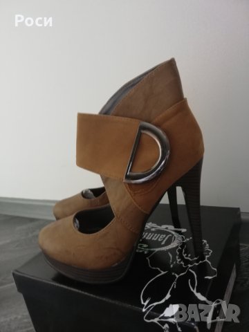 Нови дамски елегантни официални обувки с катарама, боти  - 38 номер , снимка 2 - Дамски елегантни обувки - 25063694