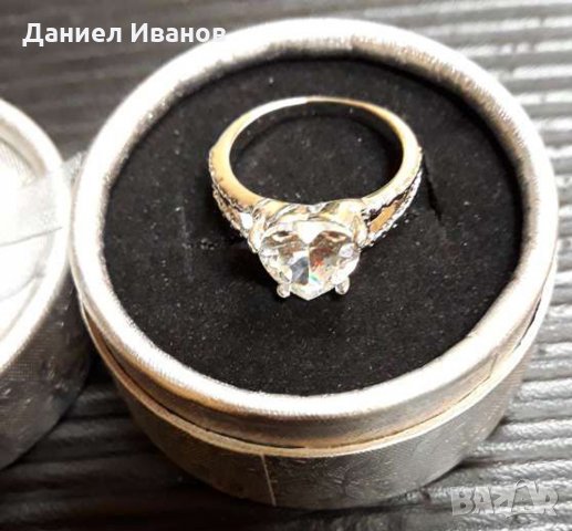 Сребърен Пръстен radiant Antique 18k-sz6m,sz8, снимка 5 - Пръстени - 25548507