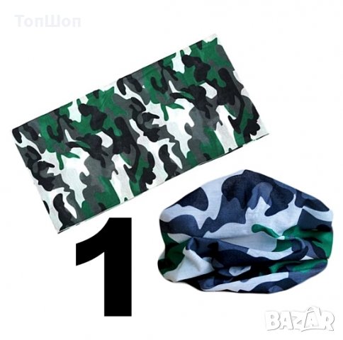 Камуфлаж Бандана / Camouflage bandana - 6 Модела, снимка 2 - Шапки - 17613163