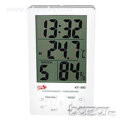 Мултифункционален часовник с температура и влагомер, снимка 12 - Други - 13299402