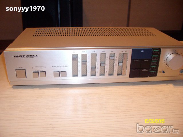 marantz pm-440-stereo amplifier made in japan-в златисто-внос швеицария, снимка 2 - Ресийвъри, усилватели, смесителни пултове - 11853759