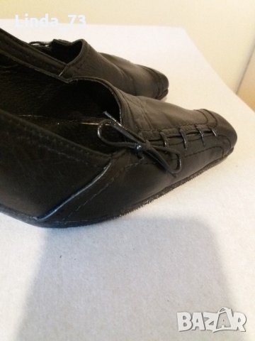 Дам.обувки-/ест.кожа/-№38-цвят-черни. Закупени от Италия., снимка 12 - Дамски обувки на ток - 22385831