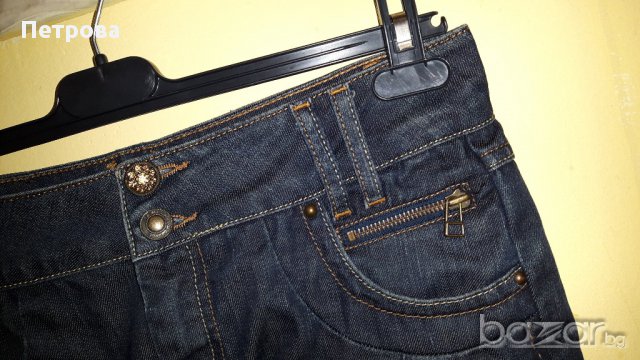 Дънкова пола М/Л р-р., снимка 4 - Поли - 14298697