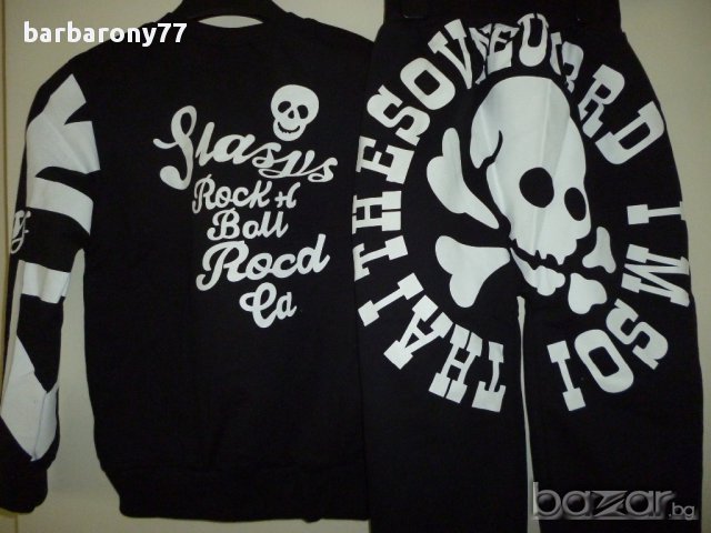 Спортен комплект за момчета с черепи - наличен, снимка 4 - Детски комплекти - 11436424