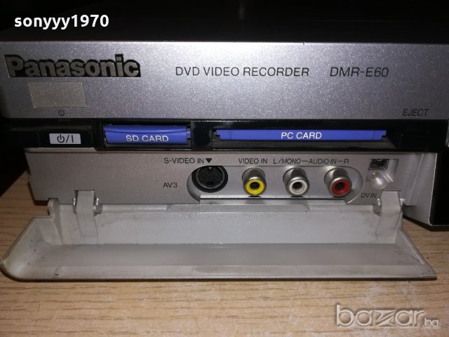 panasonic dmr-e60ep dvd recorder-made in japan-внос швеицария, снимка 10 - Плейъри, домашно кино, прожектори - 21238093