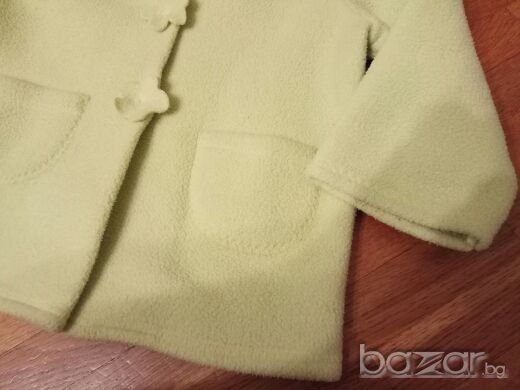 Поларено палтенце, р. 98, снимка 3 - Детски рокли и поли - 19026114