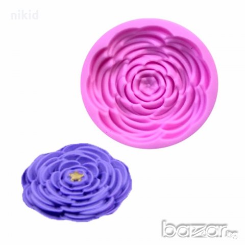 Много релефно цвете силиконов молд форма декорация и украса торта фондан шоколад мъфини