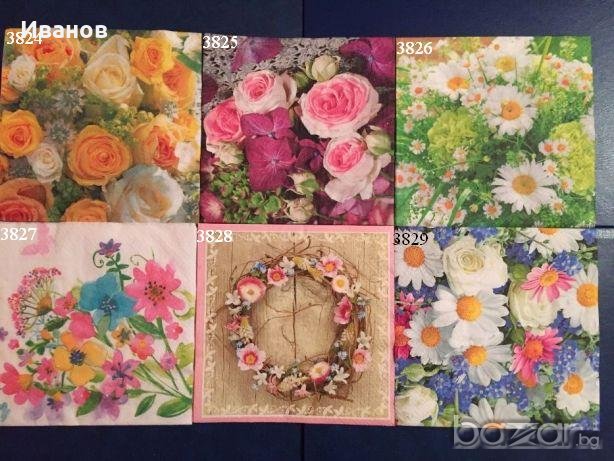 Салфетки за колекция или декупаж, снимка 2 - Други ценни предмети - 20105088