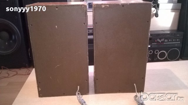 Heco-retro-2 броя стари колони 38/22/18см-внос швеицария, снимка 10 - Тонколони - 13824549