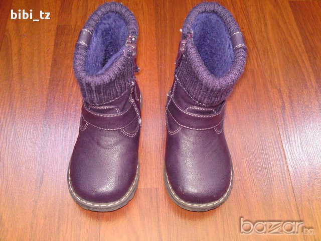 Лилави ботушки , снимка 2 - Детски боти и ботуши - 11531554