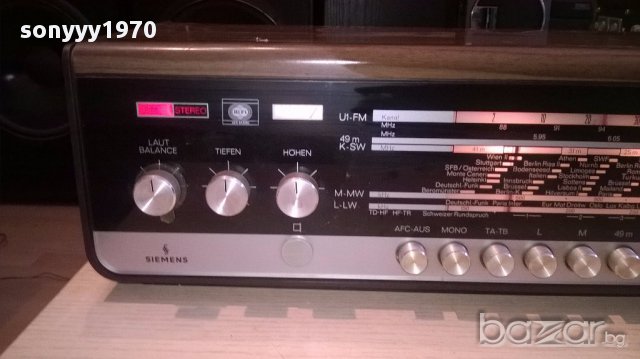 Siemens rs150-hifi receiver-germany-ретро-внос швеицария, снимка 12 - Ресийвъри, усилватели, смесителни пултове - 14946106