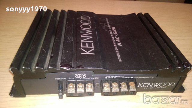 kenwood kac-528-stereo amplifier 12v-внос швеицария, снимка 3 - Ресийвъри, усилватели, смесителни пултове - 11737589