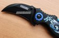 Сгъваем нож /карамбит/ Син дракон, снимка 9