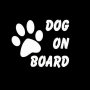 Куче на борда / Dog on Board - Бял