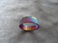 цветен стоманен пръстен, снимка 4