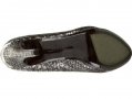 ПРОМО 🍊 CALVIN KLEIN № 37-38-39 🍊 Дамски кожени сандали в черно сребристо нови с кутия, снимка 9
