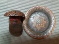 Дървена чинийка и гъба, снимка 1 - Други стоки за дома - 25555626