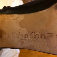 Дамски ботуши естествена кожа Calvin Klein, снимка 4 - Дамски ботуши - 24237784
