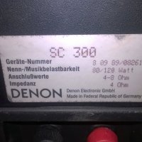 denon sc300 120w-made in germany-внос швеция-32х23х22см, снимка 13 - Тонколони - 24377471
