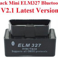 Black Super Mini Bluetooth ELM327 - универсален интерфейс за автодиагностика, OBD2, снимка 5 - Аксесоари и консумативи - 8344600