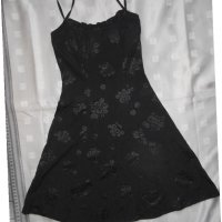 Черна къса рокля " Elizabeth ", снимка 5 - Рокли - 21723081