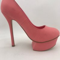 Дамски обувки Amelia-Pink, снимка 2 - Дамски обувки на ток - 25439924