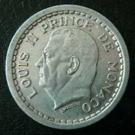 1 франк 1943, Монако, снимка 1 - Нумизматика и бонистика - 15869444