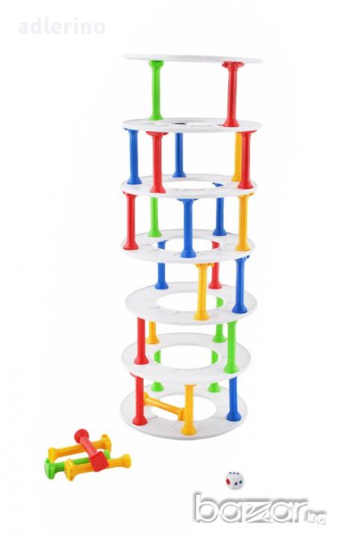 Семейна игра - Кулата в Пиза - детска занимателна игра, образователна игра, снимка 1