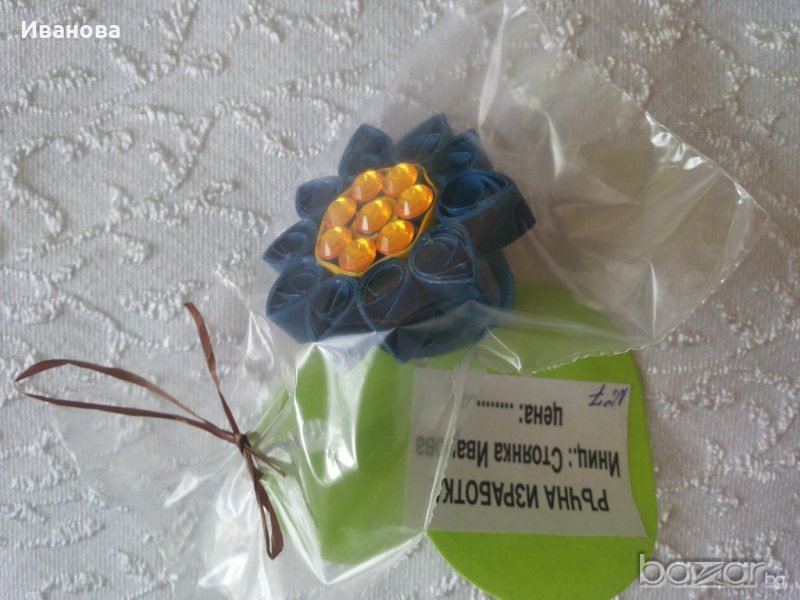 Ръчна изработка на бижута от хартия и квилинг  0.50лв, снимка 1